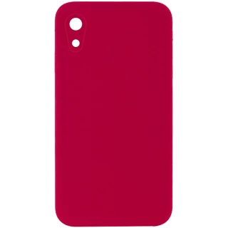 Чехол Silicone Case Square L с защитой камеры для Apple iPhone XR (6.1") фото 1 из 3