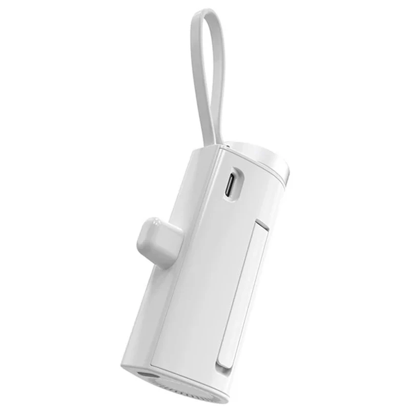 Портативний зарядний пристрій Power Bank WIWU W026 Type-C з БЗП 15W 5000 mAh – White. Фото 5 з 7