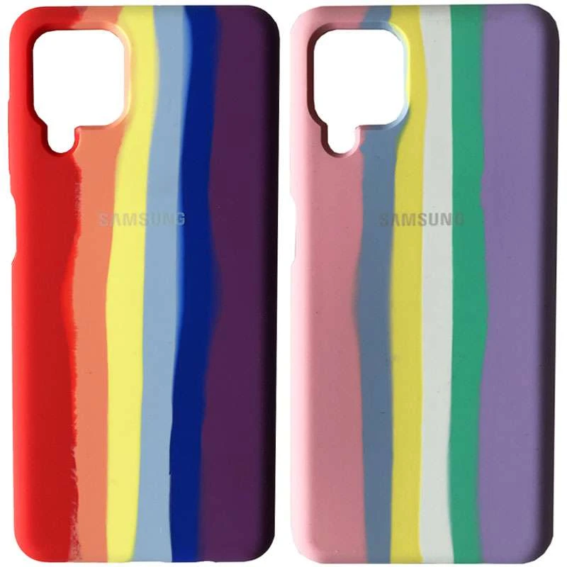 

Чохол Silicone Case Райдуга з закритим низом на Samsung Galaxy A22 4G