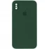 Чохол Silicone Case Square з захистом камери на Apple iPhone XS (5.8") – Зелений / Cyprus Green. Фото 1 з 1