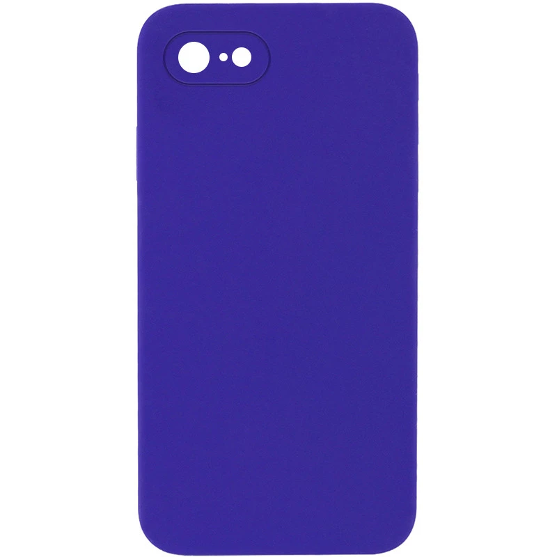 Чехол Silicone Case Square L с защитой камеры для Apple iPhone SE (2020) – Фиолетовый / Ultra Violet. Фото 1 из 3