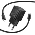 МЗП Hoco N66 Ingenious PD35W (1USB-C) + кабель Type-C to Lightning – Black. Фото 5 з 5