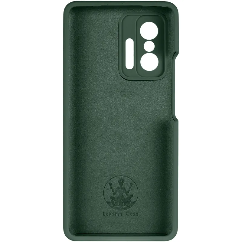 Чохол Silicone Case Lakshmi Premium із закритою камерою для Xiaomi 11T / 11T Pro – Зелений / Cyprus Green. Фото 4 з 6