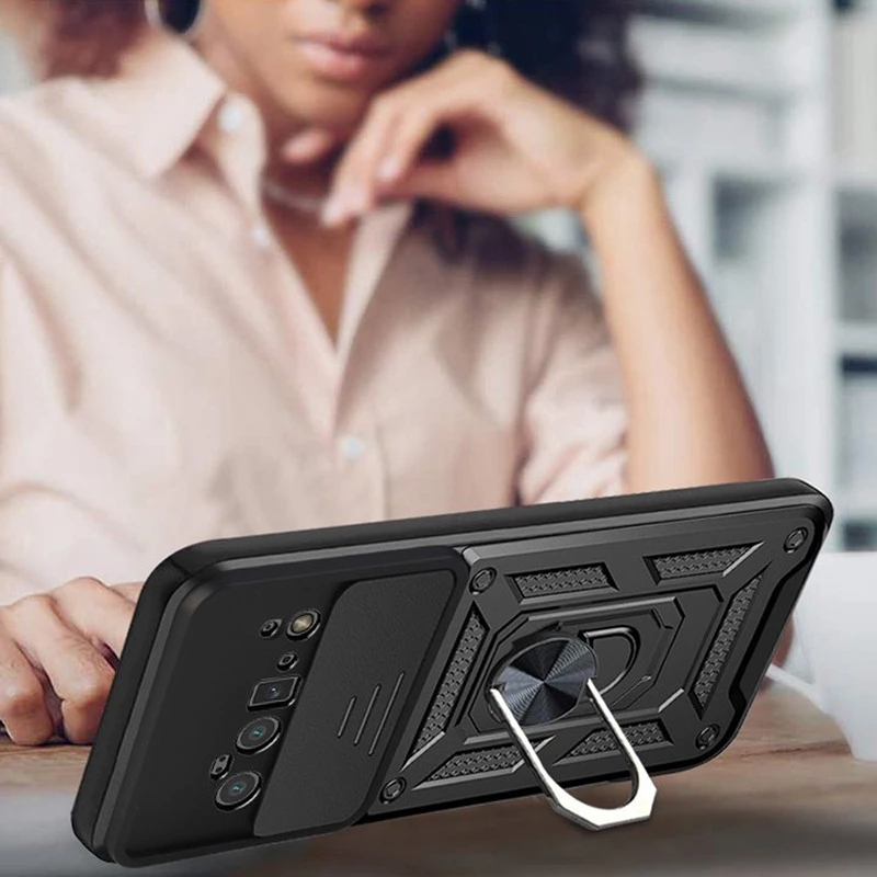 Протиударний чохол Serge Ring з захистом камери на Google Pixel 6 Pro – Чорний. Фото 4 з 6