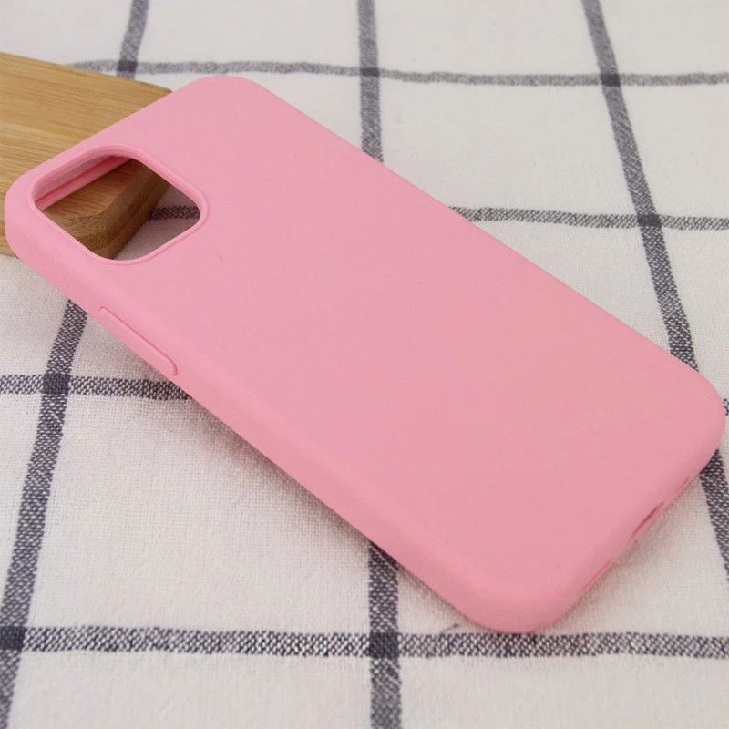 Чохол з закритим низом Silicone Case на Apple iPhone 13 Pro (6.1") – Рожевий / Light pink. Фото 4 з 6