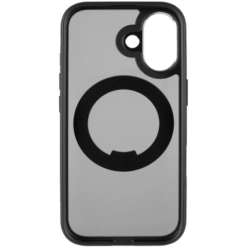 Чехол Ummi Stylish with MagSafe Ring для Apple iPhone 17 (6.3") – Black. Фото 5 из 11