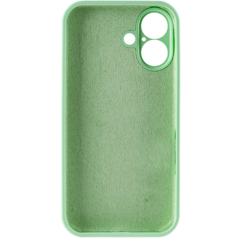 Чохол Silk Full Camera Protective (AA) NO LOGO для Apple iPhone 17 (6.3") – Зелений / Pistachio. Фото 6 з 8