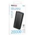 Портативний ЗП Power Bank Borofone BJ86 Victoria 20000 mAh – Black. Фото 3 з 6