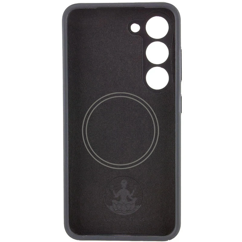 Чехол Silicone Cover Lakshmi Full Camera (AA) with Magnetic Fit для Samsung Galaxy S23 – Черный / Black. Фото 2 из 4