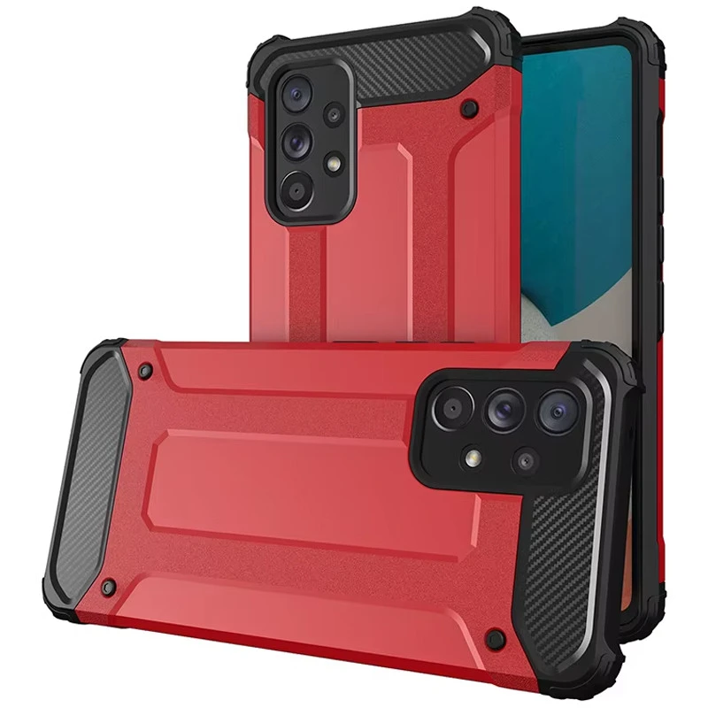 Протиударний чохол з посиленими кутами Immortal на Samsung Galaxy A33 5G – Червоний. Фото 1 з 1