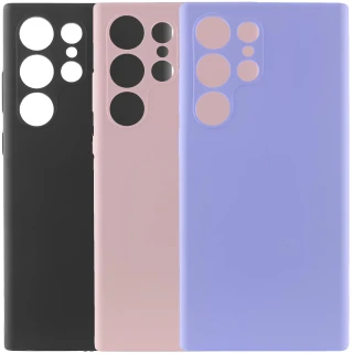 Кольоровий силіконовий чохол GETMAN із закритою камерою для Samsung Galaxy S24 Ultra фото 1 з 4