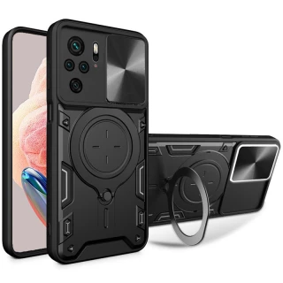 Ударостійкий чохол Bracket Ringstand із захисною шторкою для камери на Xiaomi Redmi Note 10 / Note 10s фото 1 Ударостійкий чохол Bracket Ringstand із захисною шторкою для камери на Xiaomi Redmi Note 10 / Note 10s фото 1 з 1