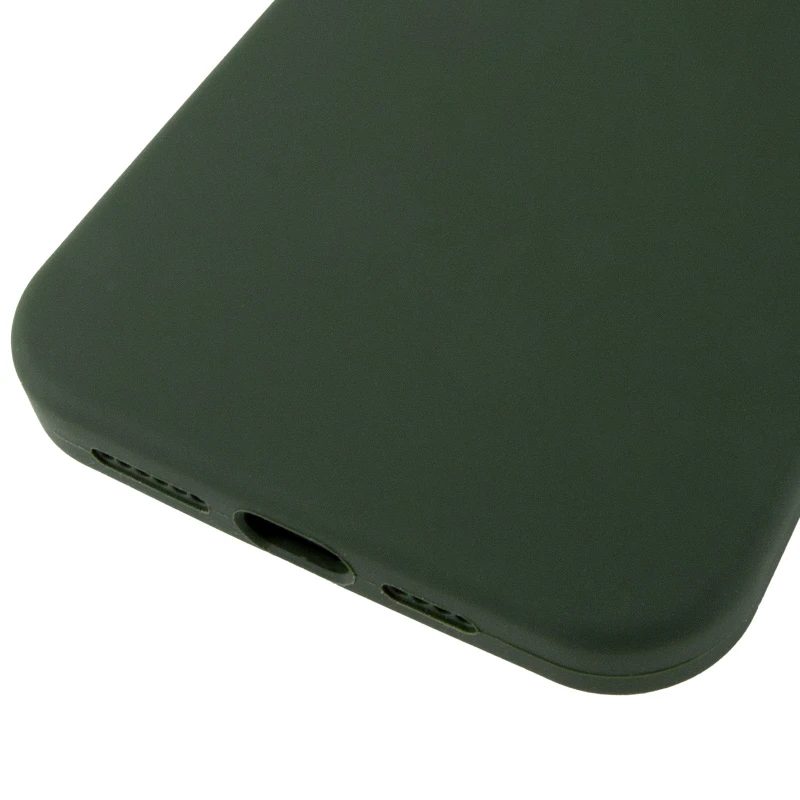 Чехол с закрытым низом Silicone Case для Apple iPhone 13 Pro Max (6.7") – Зеленый / Cyprus Green. Фото 9 из 9