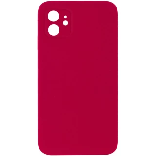 Чехол Silicone Case Square L с защитой камеры для Apple iPhone 11 (6.1") фото 1 из 3