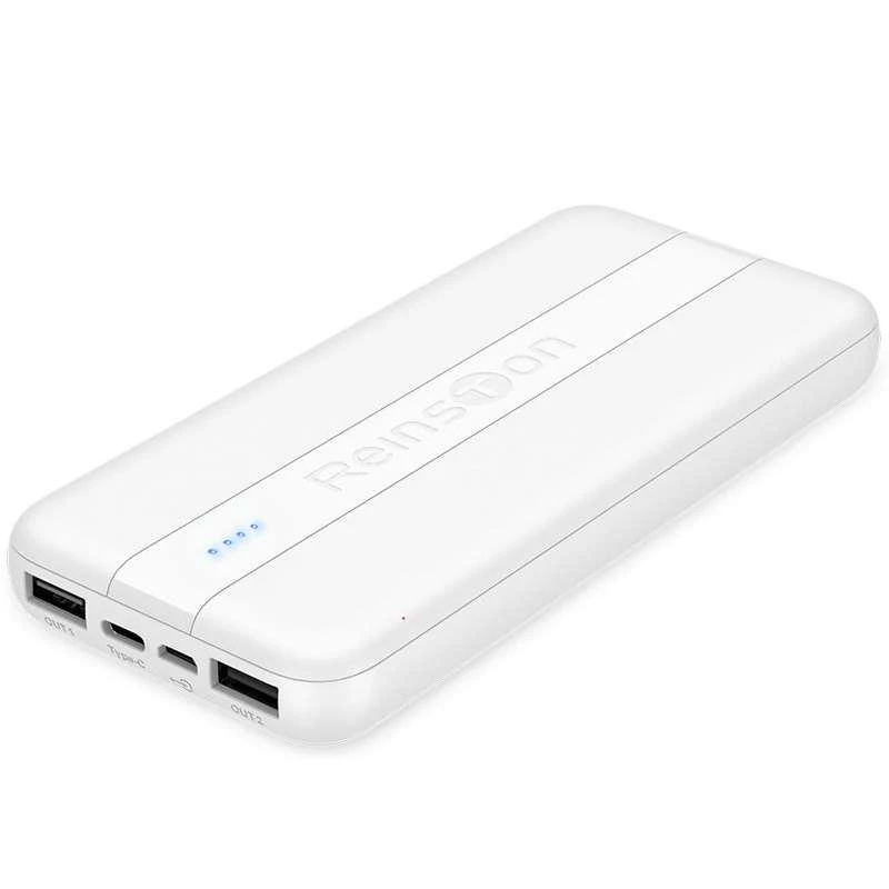 

Портативное зарядное устройство Power Bank Reinston EPB026 10000 mAh (Белый), Білий