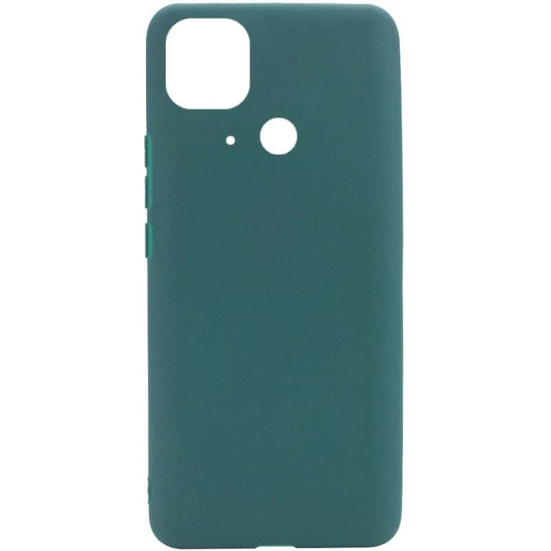 

Кольоровий силіконовий чохол на Xiaomi Redmi 10C (Зелений / Forest green)