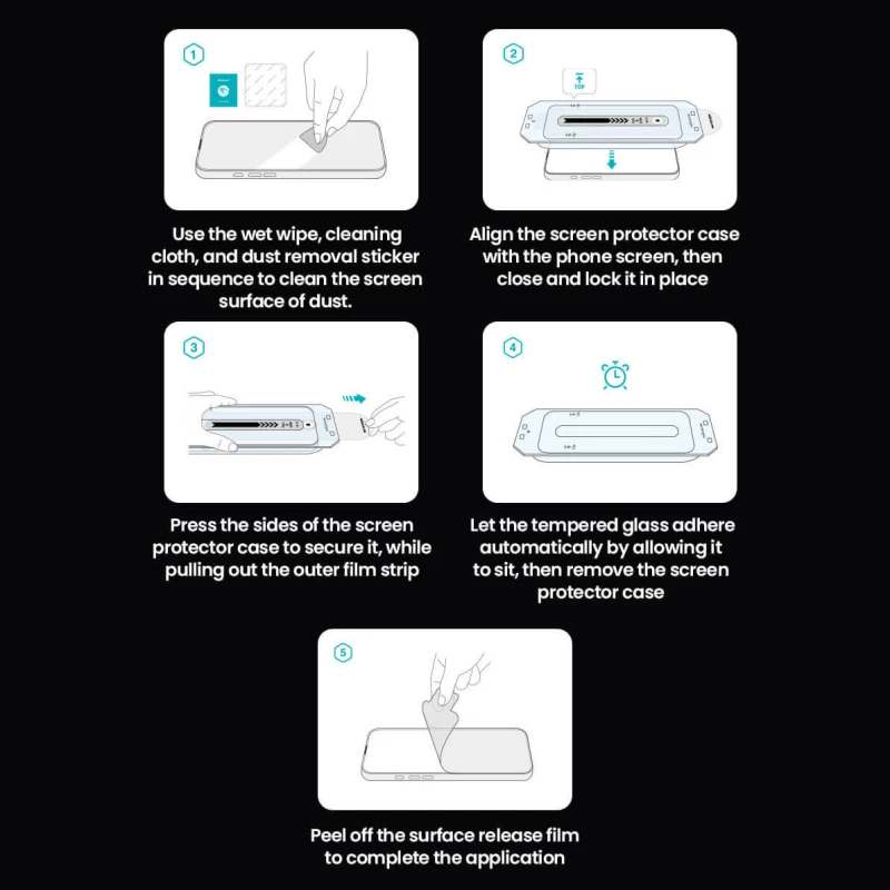 Защитное стекло Nillkin (CP+PRO) для Apple iPhone 16 Pro – Черный. Фото 11 из 15