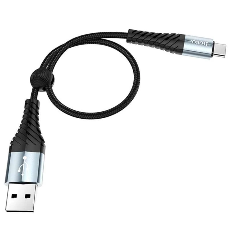Дата кабель Hoco X38 Cool Type-C (0.25m) – Чорний. Фото 3 з 5