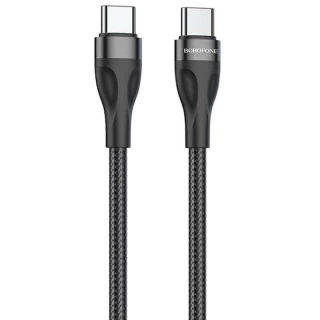 Дата кабель Borofone BX61 Source 60W Type-C to Type-C (1m) фото 1 з 1