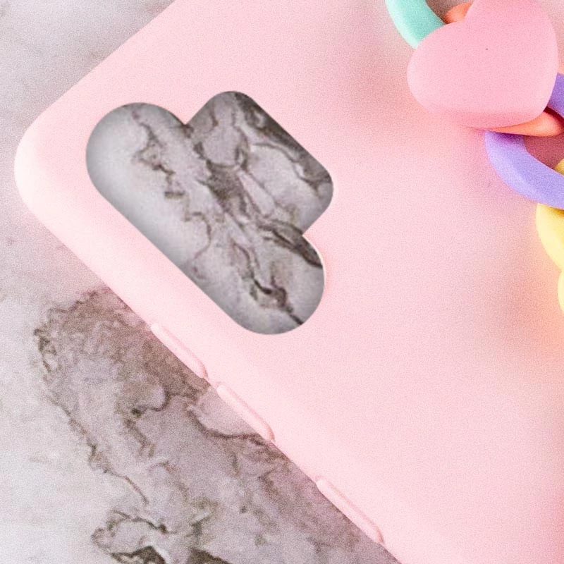 Чохол Heart з ланцюгом на Samsung Galaxy A32 (A325F) 4G – Pink Sand. Фото 7 з 8