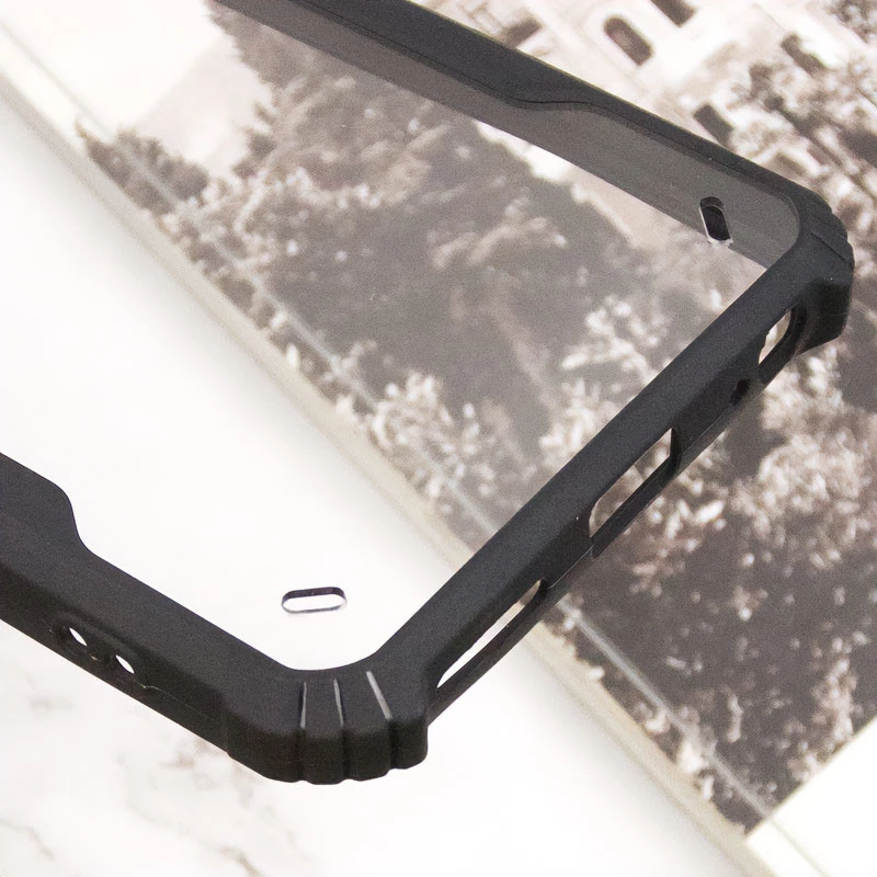 Чорний TPU+PC з посиленими кутами для Tecno Spark Go 2023 – Black. Фото 6 з 6