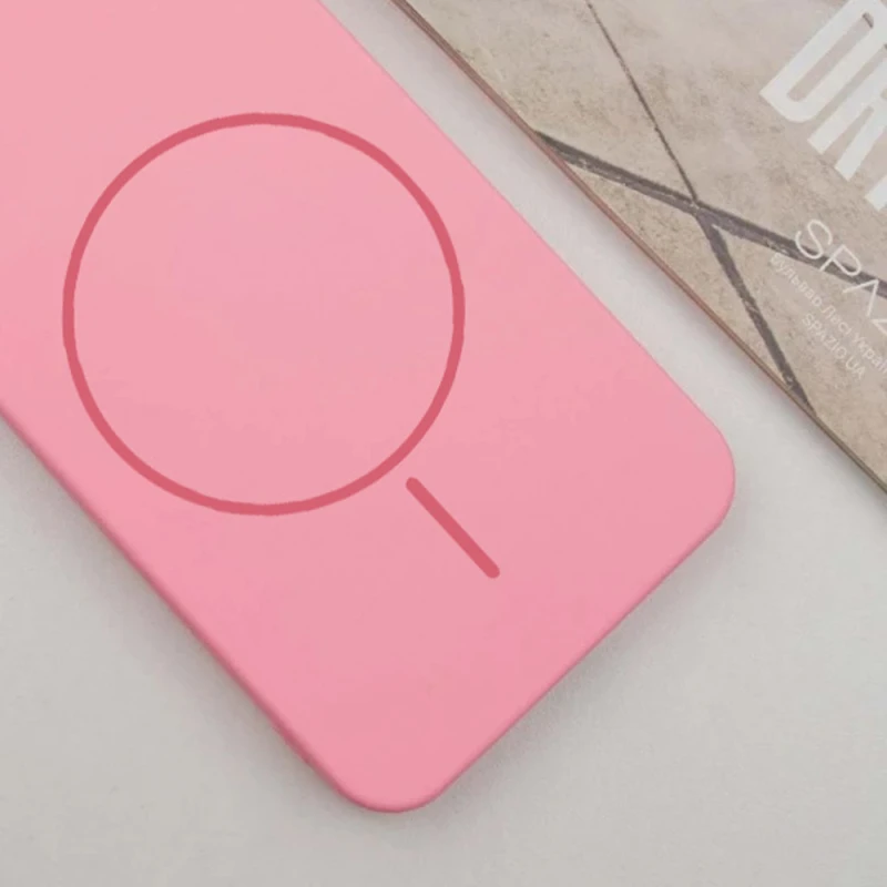 Чохол Silicone Cover Lakshmi Full Camera (AA) with Magnetic Fit для Samsung Galaxy S24+ – Рожевий / Light pink. Фото 3 з 6
