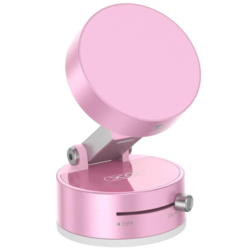 Автотримач XO C170 magnetic vacuum (center console) – Pink. Фото 1 з 4