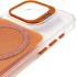 Чохол TPU+PC Jewel Sparkle with MagSafe для Apple iPhone 17 (6.3") – Orange Sparkle. Фото 5 з 7
