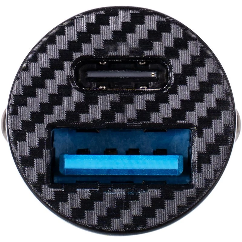 АЗУ Gelius Inch Twix GP-CC010C USB+Type-C (QC/PD30W) + Type-C to Type-C – Black. Фото 2 из 6