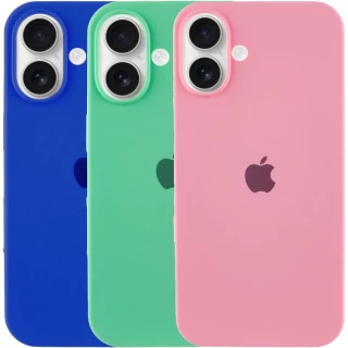 Чехол Silicone Case с закрытым низом для Apple iPhone 16 фото 1 Чехол Silicone Case с закрытым низом для Apple iPhone 16 фото 1 из 2
