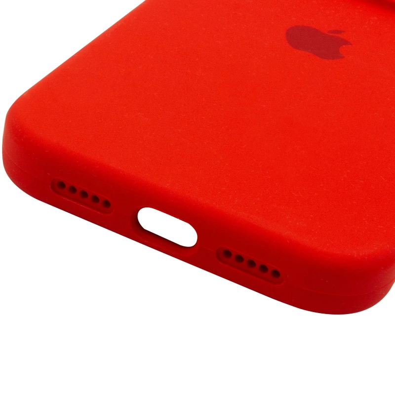Чехол Silicone Case с защитой камеры для Apple iPhone 17 Pro (6.3") – Красный / Red. Фото 6 из 6