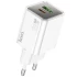МЗП Hoco N46 Glorious PD20W+QC3.0 (1USB-A/1C) – White. Фото 3 з 4