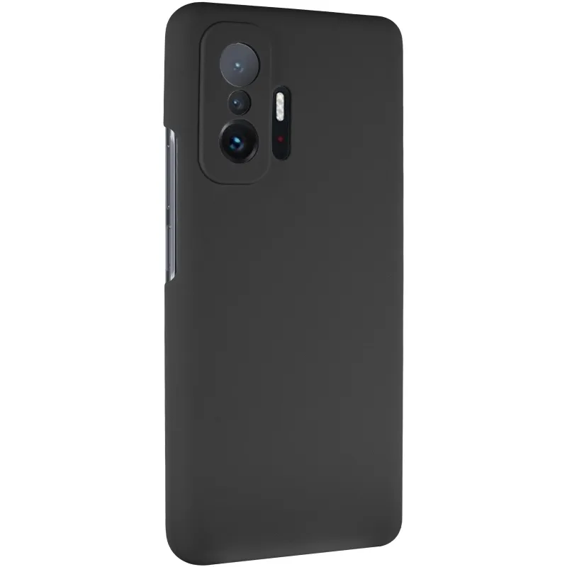 Чохол Silicone Case Lakshmi Premium із закритою камерою для Xiaomi 11T / 11T Pro – Чорний / Black. Фото 1 з 8