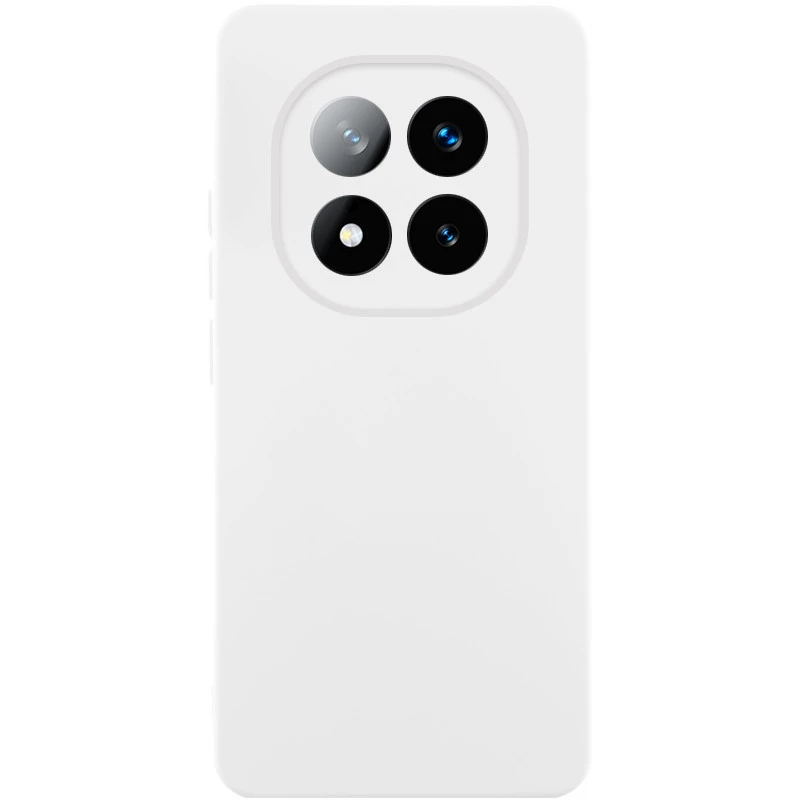 Чохол Silicone Case Lakshmi Plus з закритою камерою на Xiaomi Redmi Note 14S – Білий / White. Фото 1 з 1