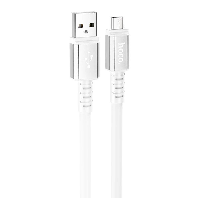 Дата кабель Hoco X85 Strength USB to MicroUSB (1m) – White. Фото 1 з 5