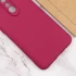 Цветной силиконовый чехол GETMAN с закрытой камерой на Xiaomi Redmi 8 – Бордовый / Marsala. Фото 3 из 3