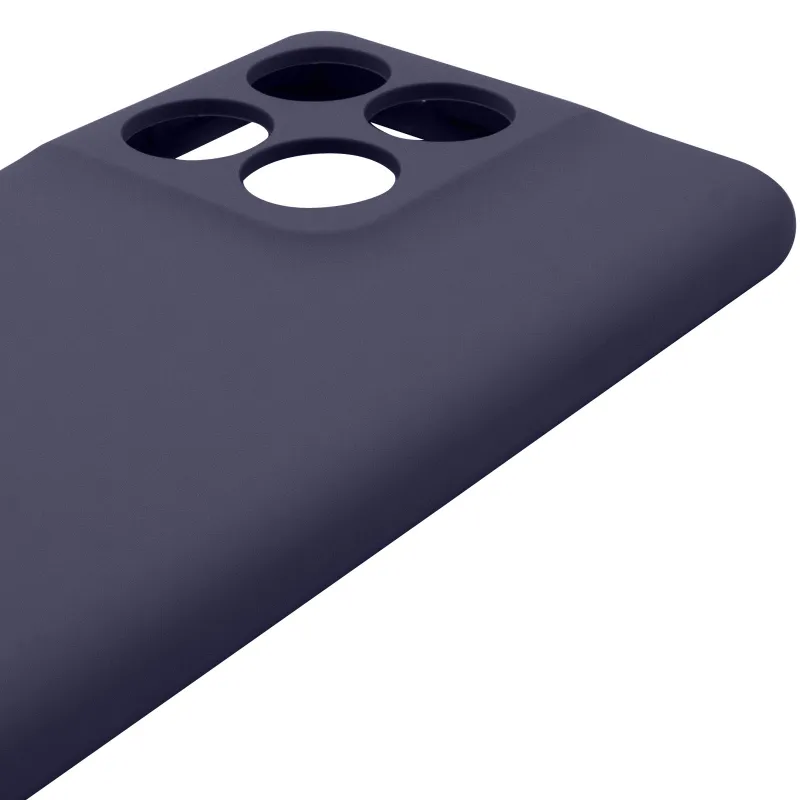 Чохол Silicone Case Lakshmi Premium із закритою камерою для Motorola Edge 60 Fusion – Темно-синій / Midnight blue. Фото 7 з 8