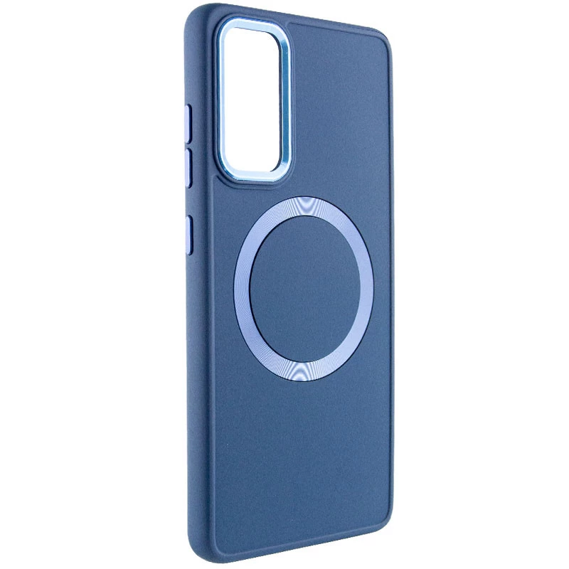 

TPU чохол Bonbon з металевими кнопками та MagSafe на Samsung Galaxy S23 FE (Синій / Cosmos Blue)