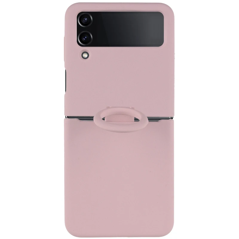 Чохол Foldables Silicone Cover Lakshmi (AAA) для Samsung Galaxy Z Flip4 – Рожевий / Pink Sand. Фото 4 з 6