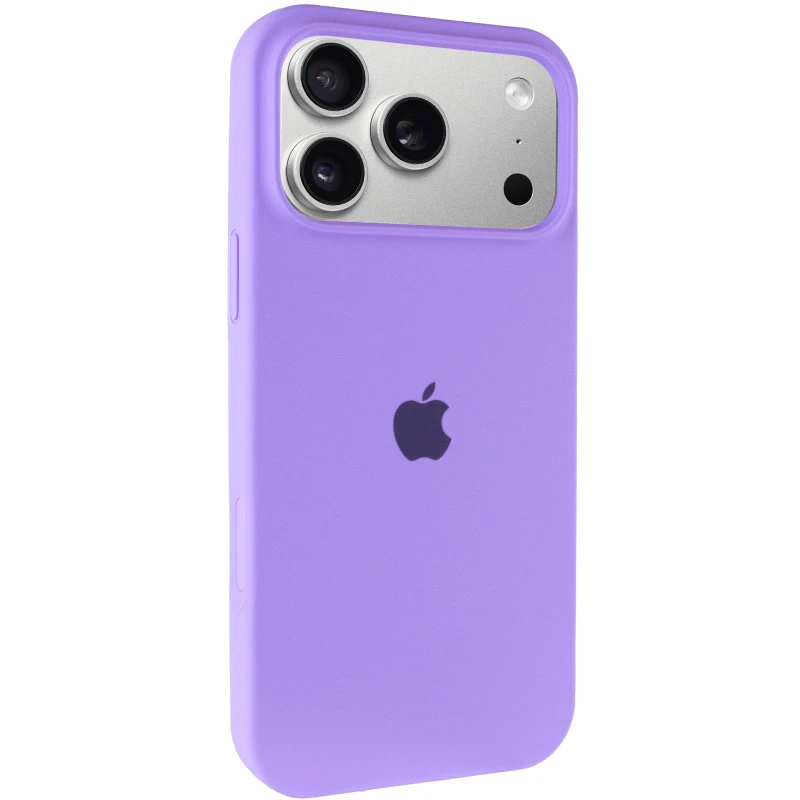 Чохол Silicone Case з закритим низом на Apple iPhone 17 Pro (6.3") – Бузковий / Dasheen. Фото 2 з 6
