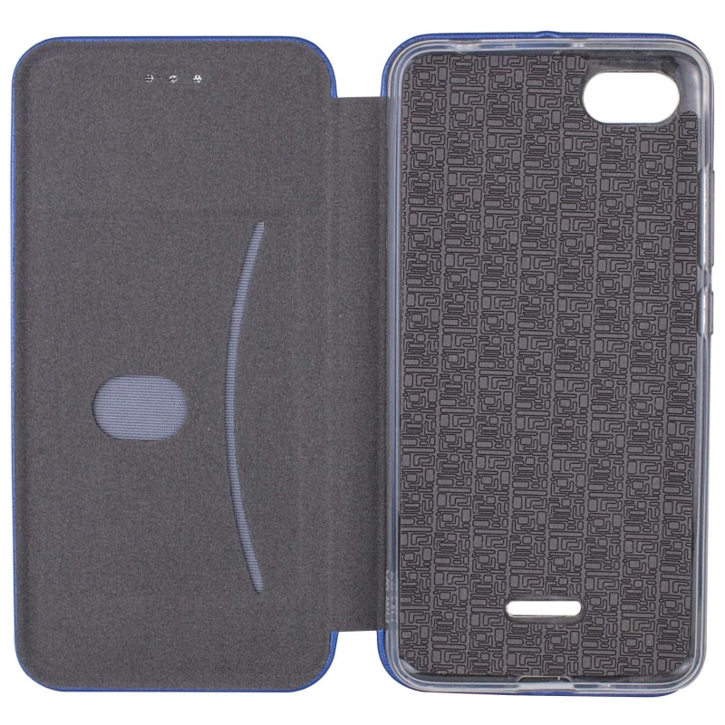 Чохол-книжка класичний на Xiaomi Redmi 6A – Синій. Фото 5 з 6