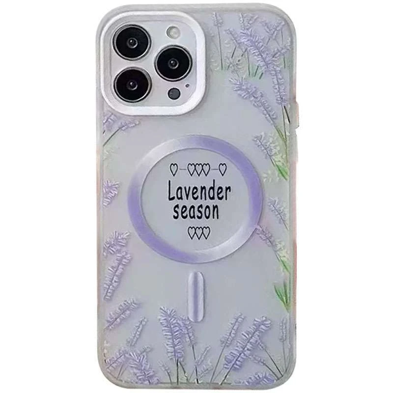 

Нежность цветущий чехол с MagSafe для Apple iPhone 12 Pro (6.1") (Lavender season)