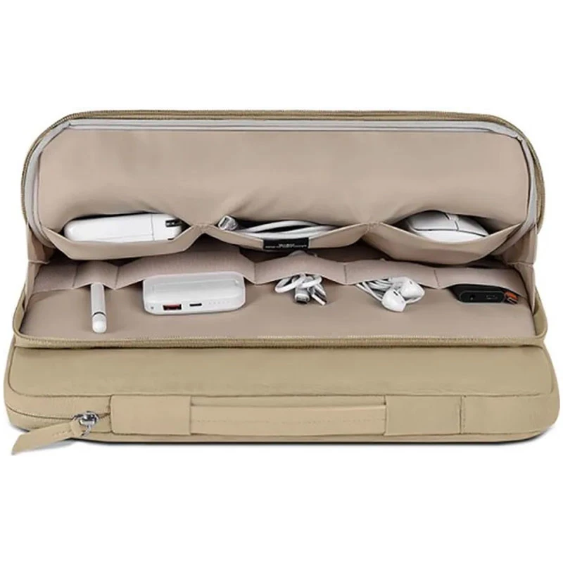 Сумка для ноутбука WIWU ORA Sleeve 14" – Кремовый. Фото 4 из 5