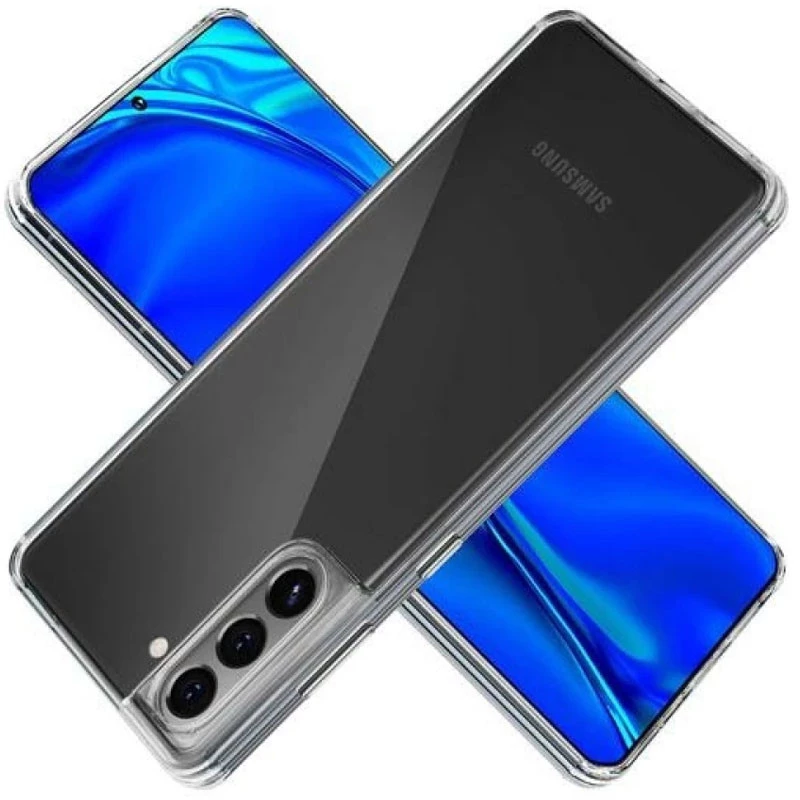Ультратонкий силіконовий чохол 1мм на Samsung Galaxy S21 FE – Безбарвний (прозорий). Фото 4 з 5