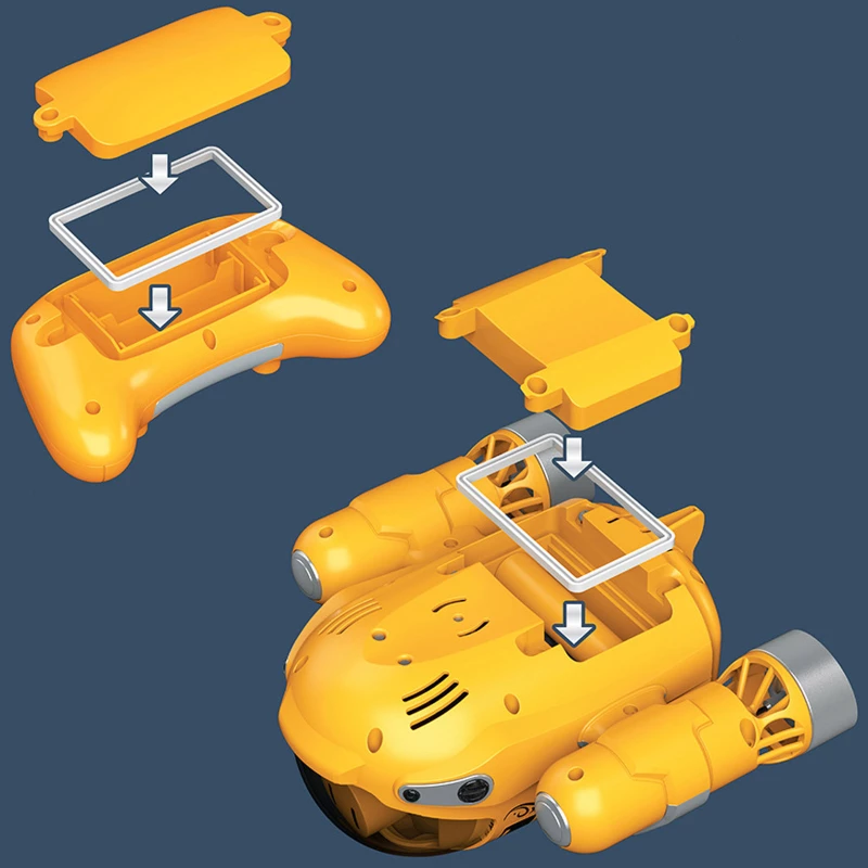 Човен на радіокеруванні SHT 3721-1A Spray Fog 2.4G – Yellow. Фото 5 з 6