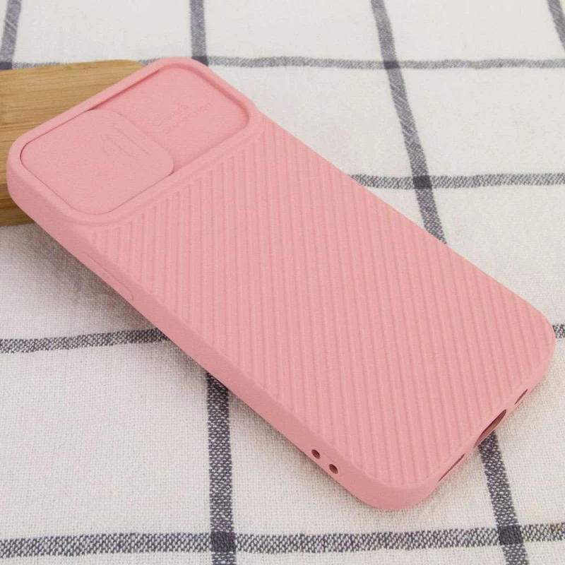 Однотонний силіконовий чохол зі шторкою для камери на Apple iPhone 11 Pro Max (6.5") – Rose Gold. Фото 5 з 5