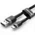 Дата кабель Baseus Cafule Lightning Cable 2.4A (0.5m) (CALKLF-A) – Серый / Черный. Фото 2 из 2