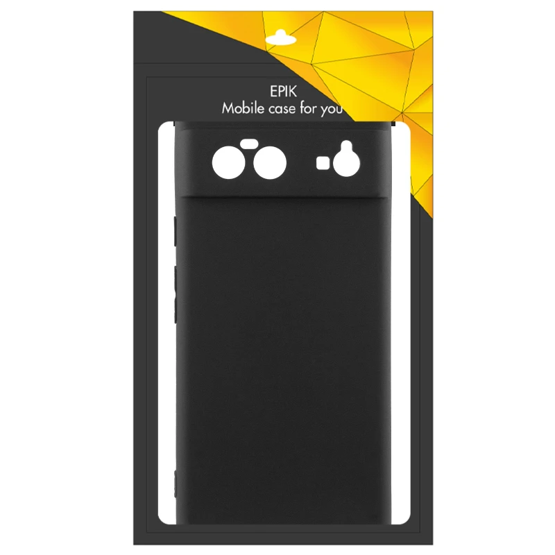 Чорний силіконовий чохол Epik із захистом камери на Google Pixel 6 – Чорний. Фото 7 з 7