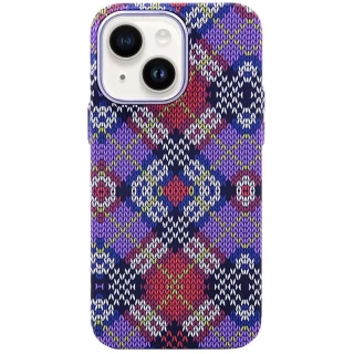 Пластиковая накладка Neon Ornament with Magnetic Safe для Apple iPhone 15 (6.1") фото 1 из 4