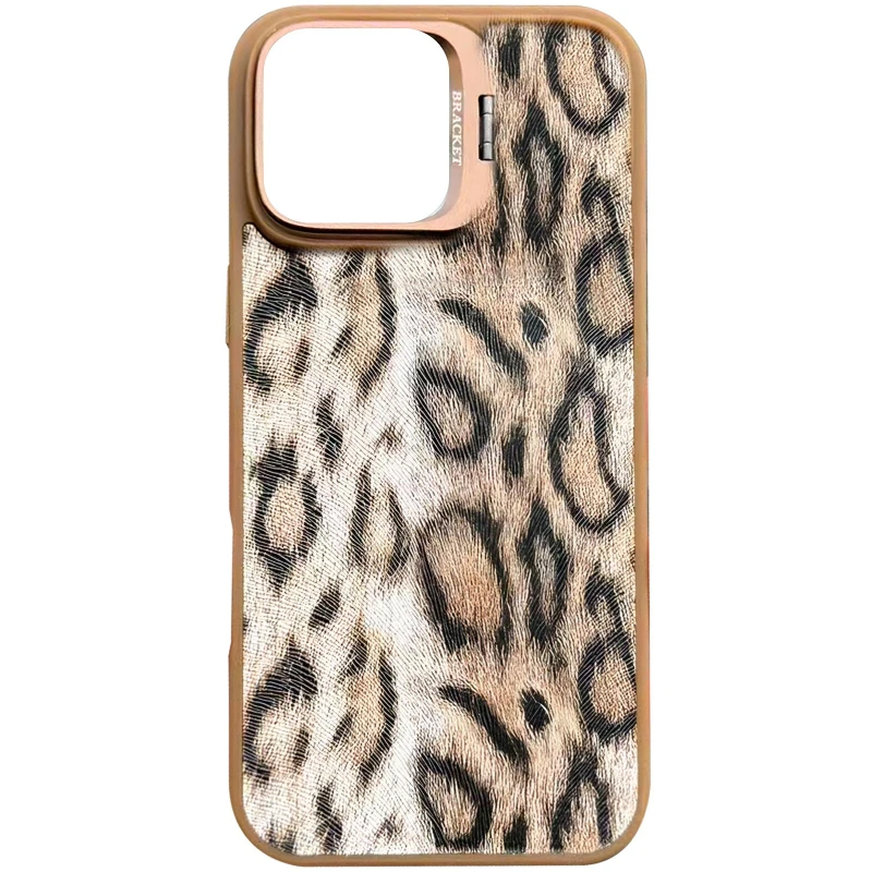 Чохол TPU+PC Wild Leopard with MagSafe and Lens для Apple iPhone 17 (6.3") – Brown. Фото 1 з 2